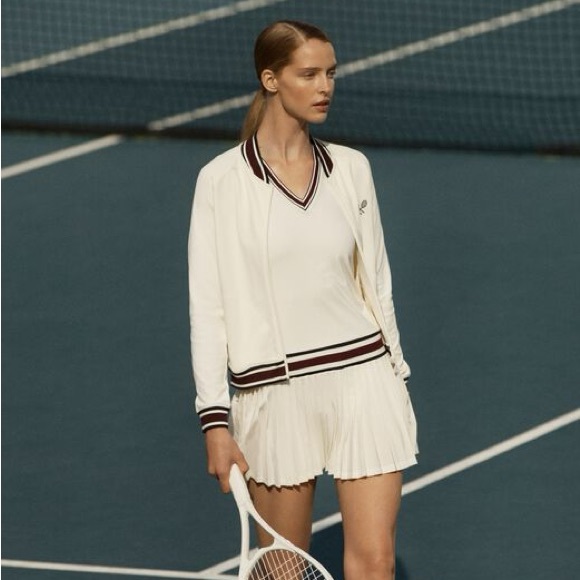 Tory Sport Tech Twill Pleated Tennis Skirt - Picture 2 of 10